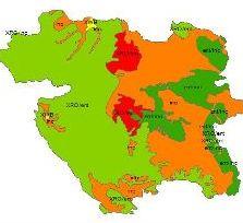 SHAPE file categories territory of Kurdistan Province
