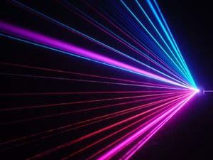 Article of manufacture laser display