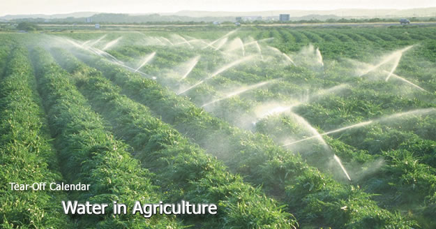 Water and irrigation in agriculture