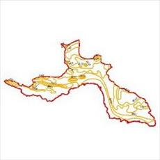 Map evaporation curves of the province